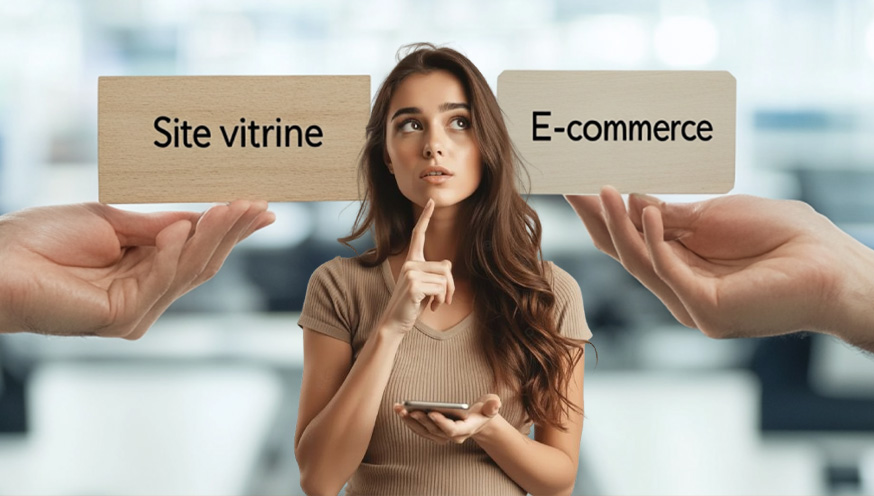 Choisir entre site vitrine ou site e-commerce pour développer votre activité en ligne