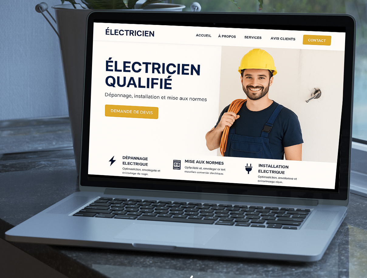 création site internet d'électricien en alsace france