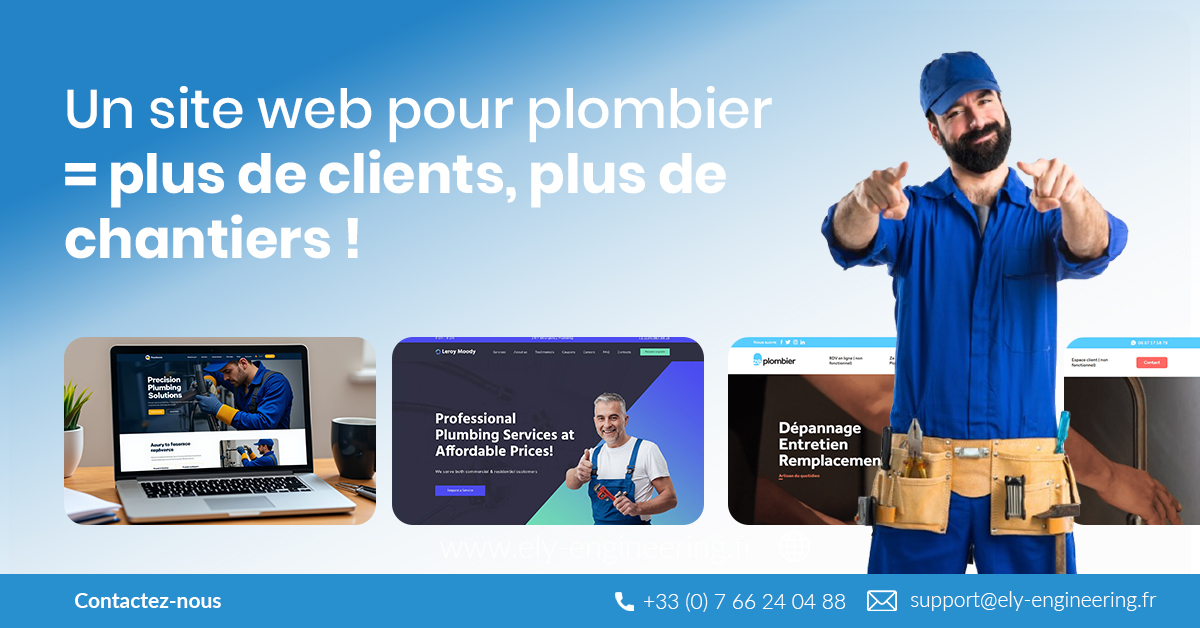 Création site plombier alsace france