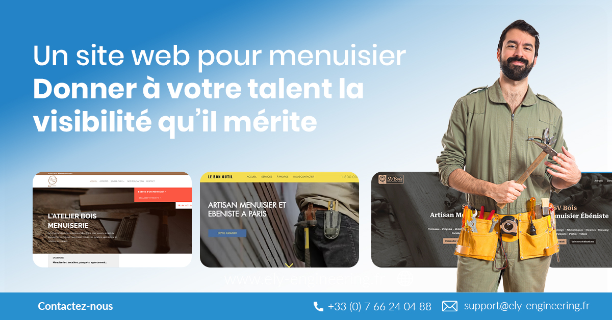 Création site menuisier alsace france
