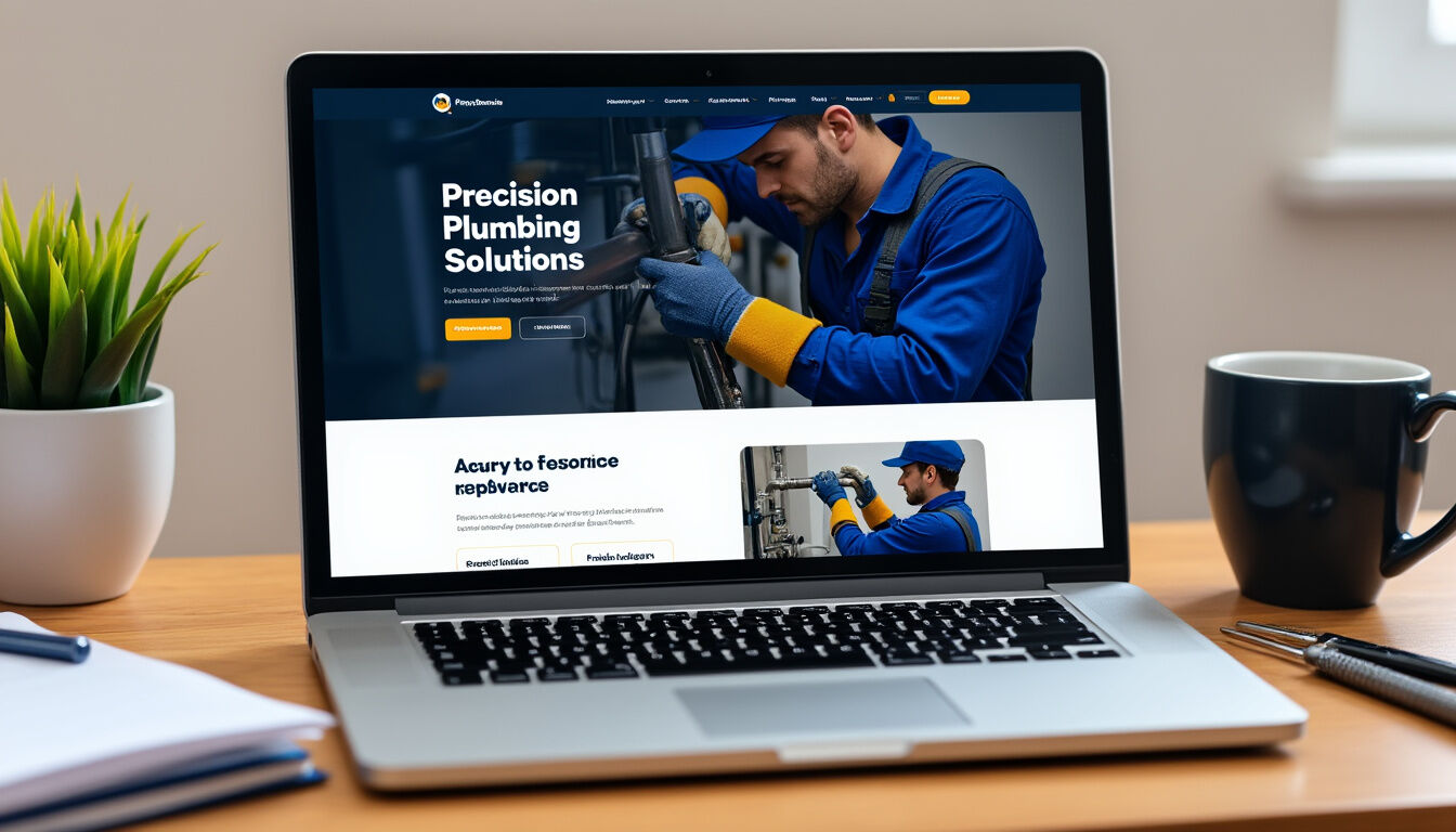 création site vitrine plombier alsace france